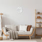 Horloge murale Blanche 3D Normcore