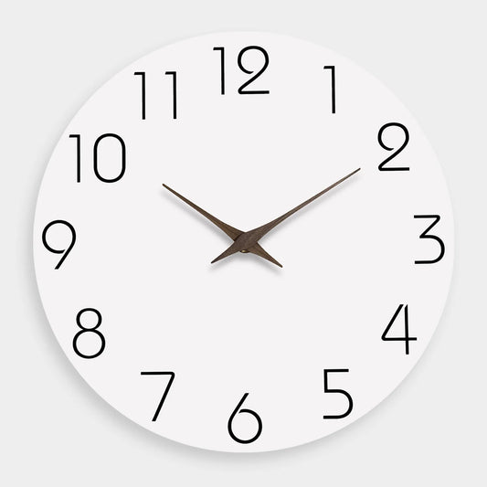 Horloge murale blanche style moderne