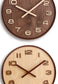 Horloge murale en bois style chinois