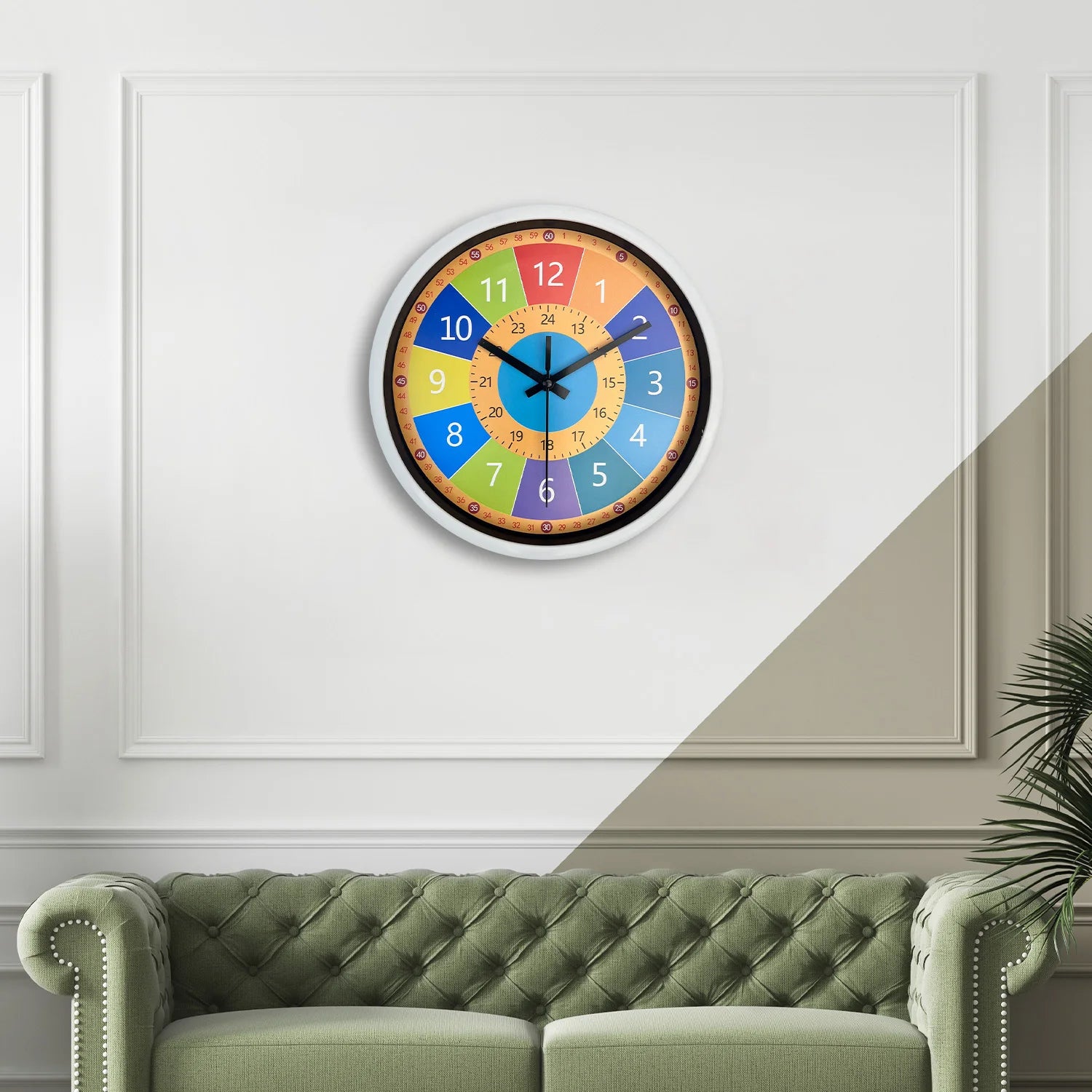 Horloge design fléchette