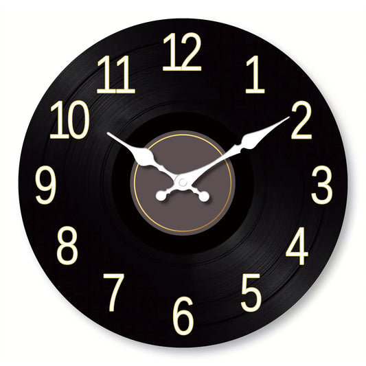 Horloge murale disque vinyle