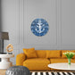 Horloge murale vintage en design d'ancre