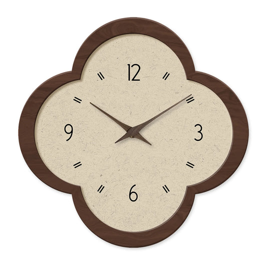 Horloge murale en porcelaine de cristal médiéval