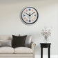 Petite horloge murale en verre