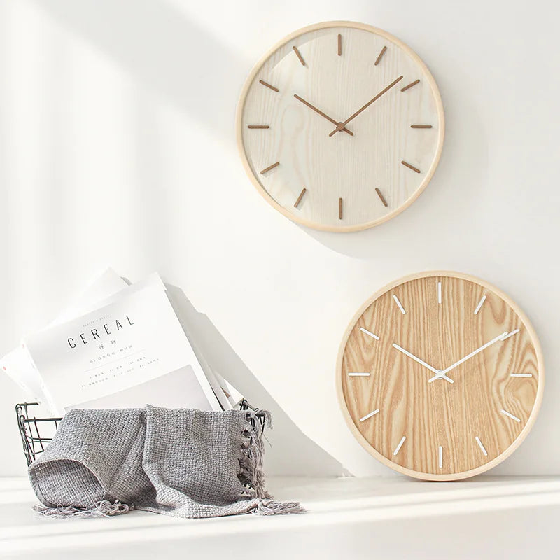 Horloge murale moderne de style japonais