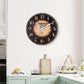 Horloge Murale Décorative Parisienne Noire