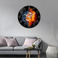 Horloge murale ballon de rugby