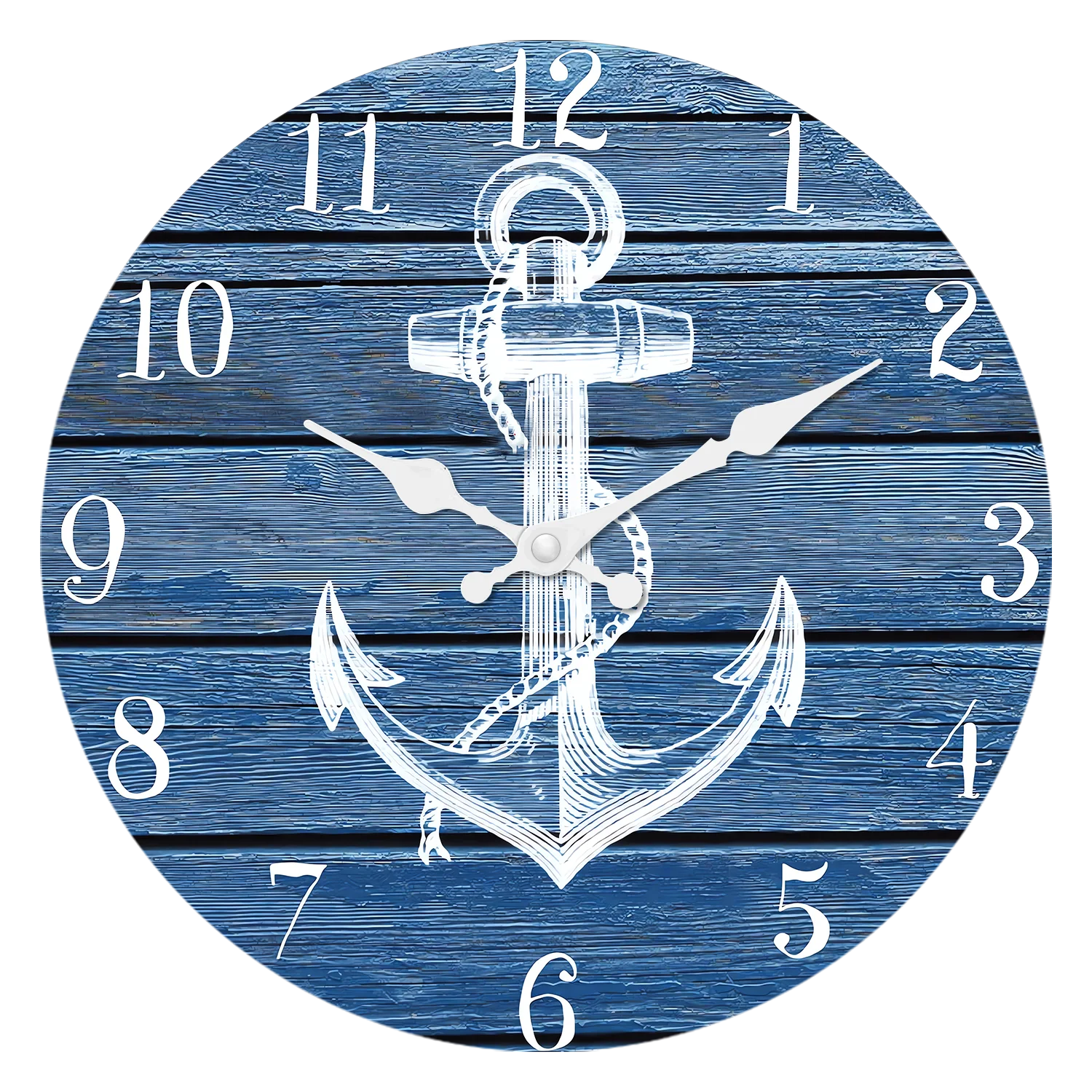 Horloge murale vintage en design d'ancre