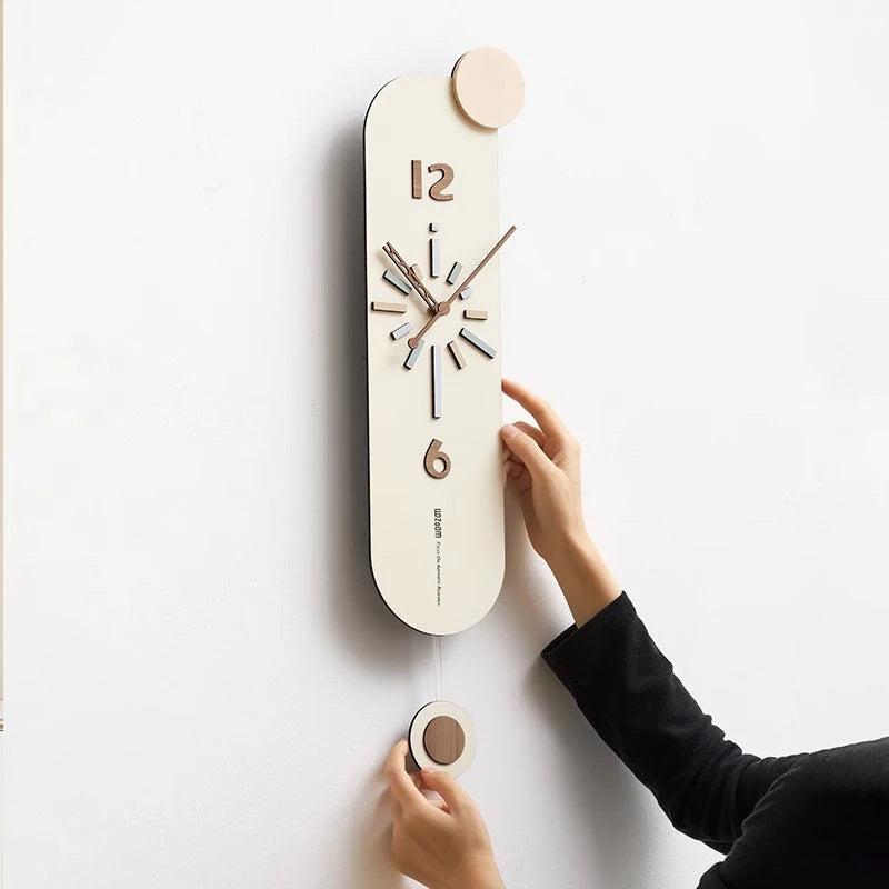 Grande horloge murale moderne