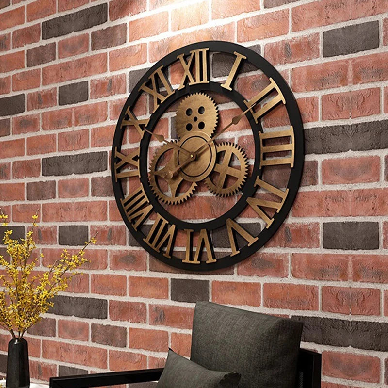 Horloge original industriel