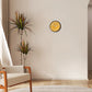 petite Horloge murale jaune
