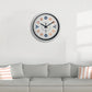 Petite horloge murale en verre