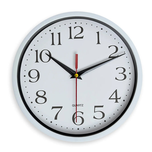 Petite horloge murale silencieuse