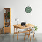 Petite horloge ronde verte