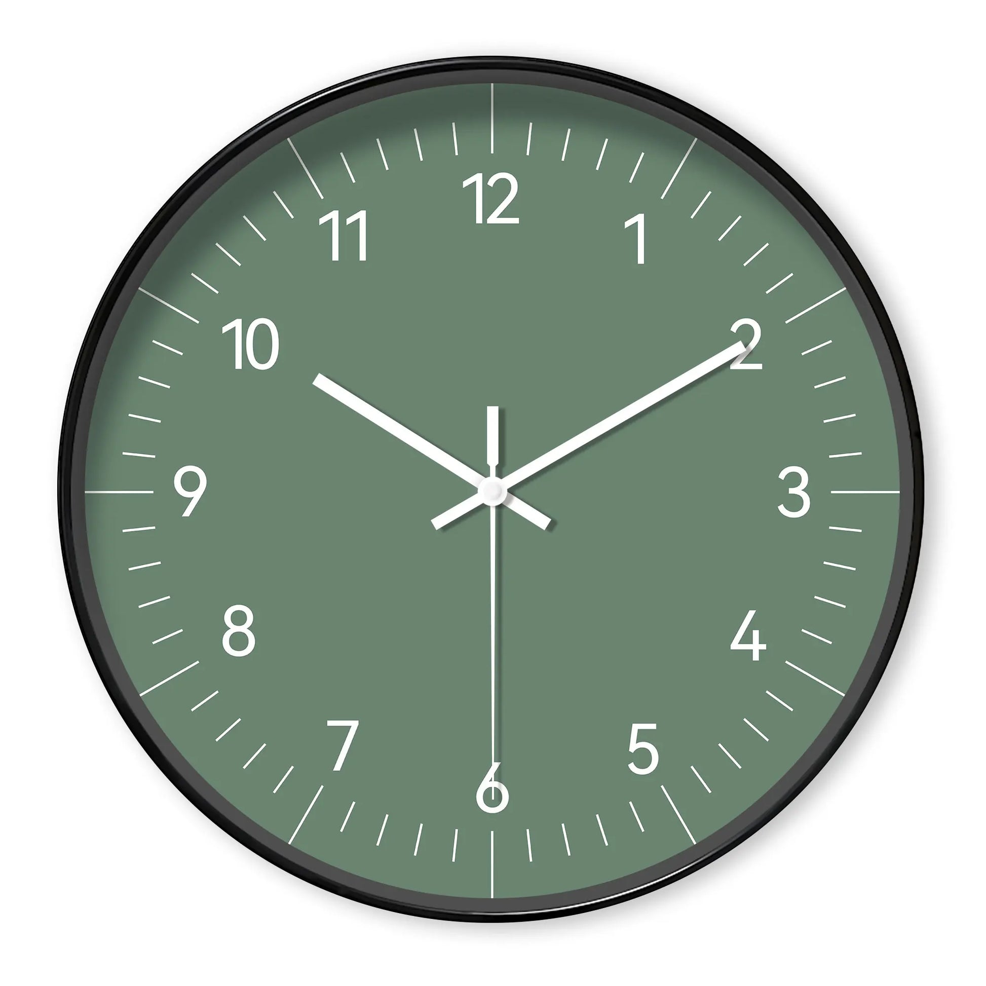 Petite horloge ronde verte